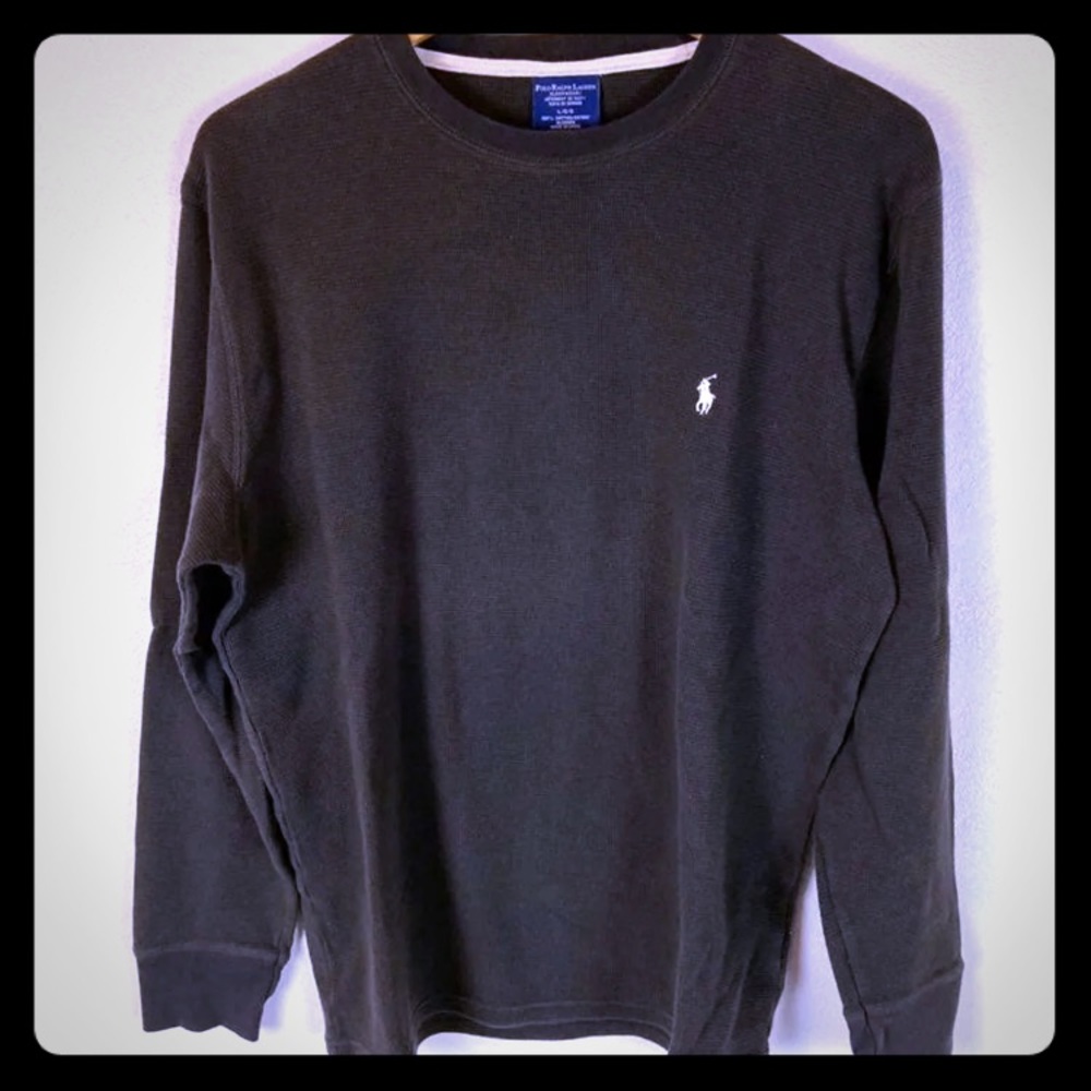 Polo Ralph Lauren black long sleeve shirt